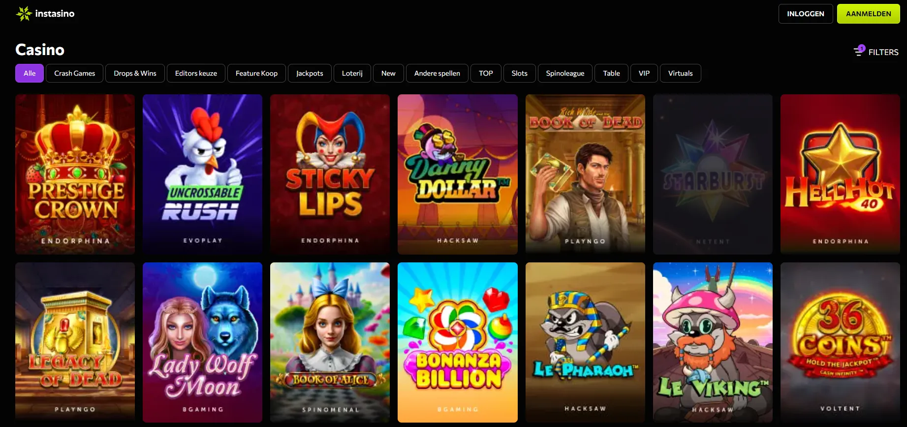 Spelaanbod in een Casino Nederland zonder CRUKS 